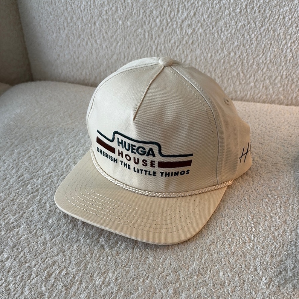 Huega House White Baseball Cap